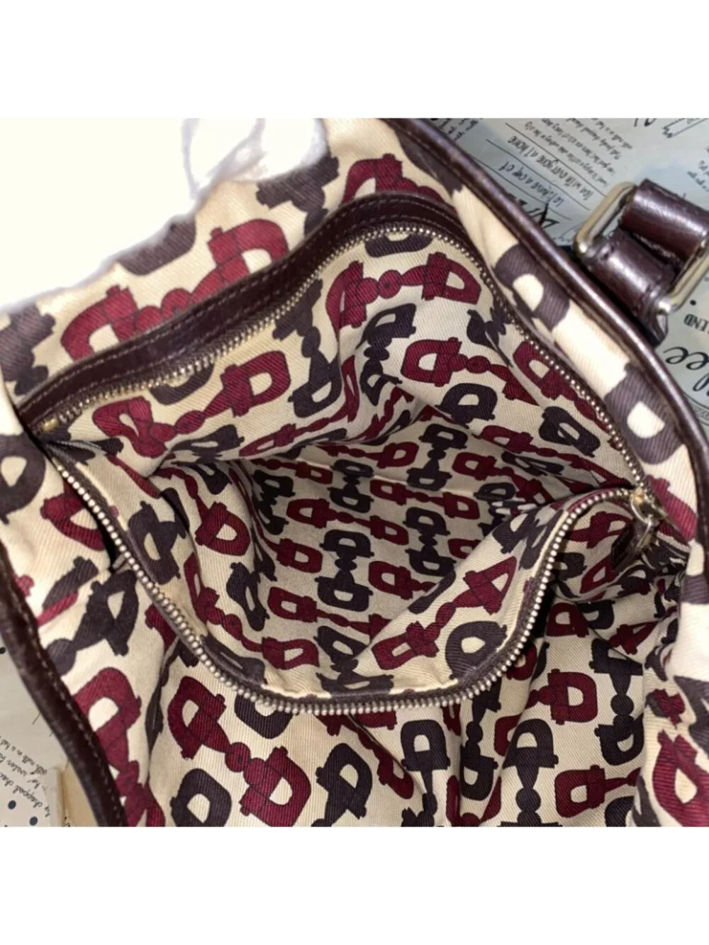 Gucci Tote GG Canvas Sherry Line Business